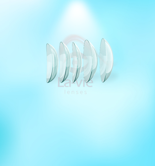 عدسات شفافة